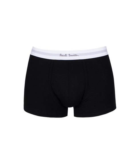 Trunk 3Pk White Band - Black