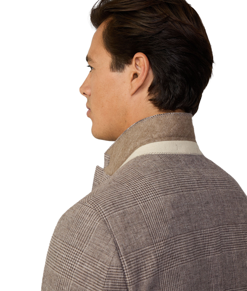 Tan Linen Gchk - Tan Brown