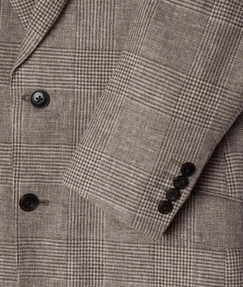 Tan Linen Gchk - Tan Brown