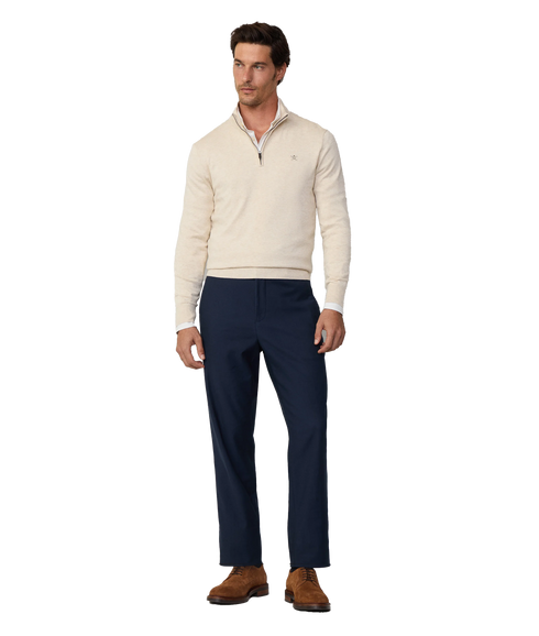 Cotton Silk Hzip - Optic White