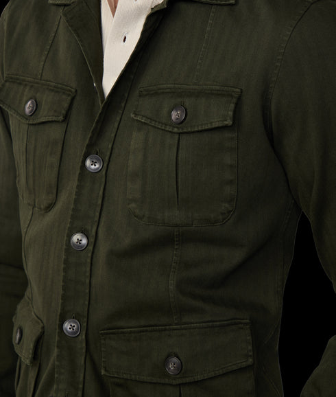 Gmd 4 Pkt Overshirt - Hunter Green