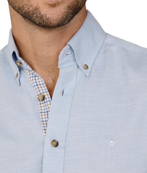 Flannel Multi Trim - Sky Blue