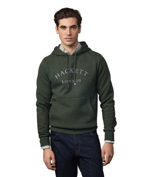 Heritage Ess Aw Hoody - Duck Green