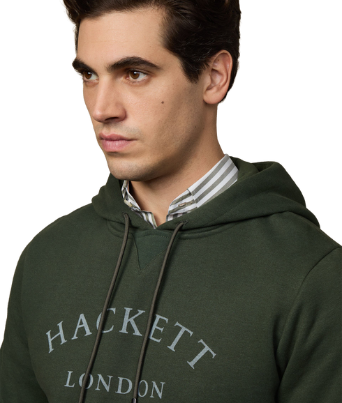 Heritage Ess Aw Hoody - Duck Green