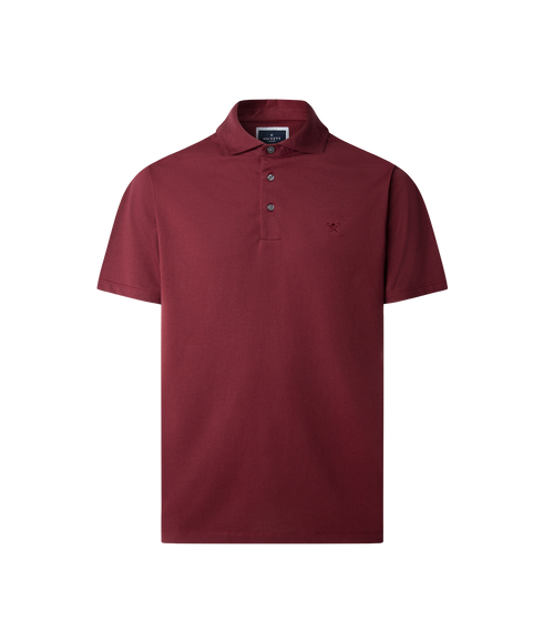 Pima Cotton Polo - Burgundy