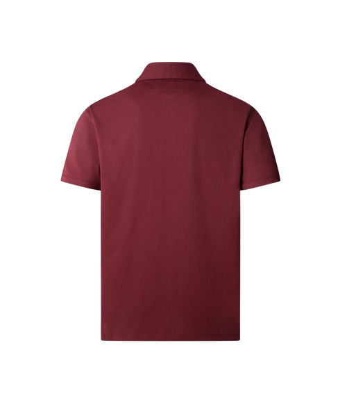 Pima Cotton Polo - Burgundy