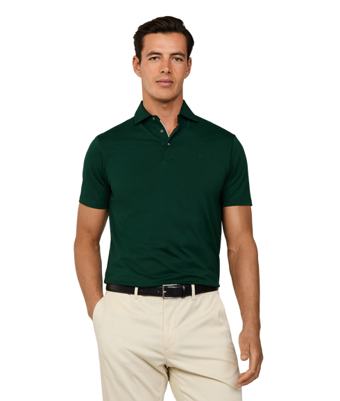 Pima Cotton Polo - Forest Green