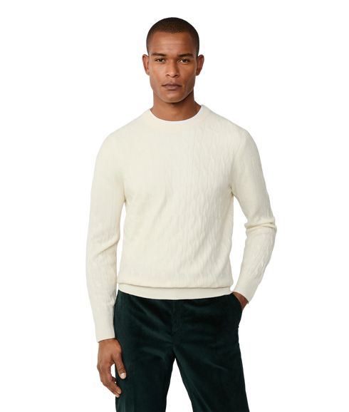 Lw Cable Crew - Off White
