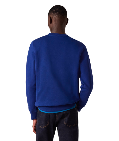 Reg Fit Sweatshirt Zebra - Blue