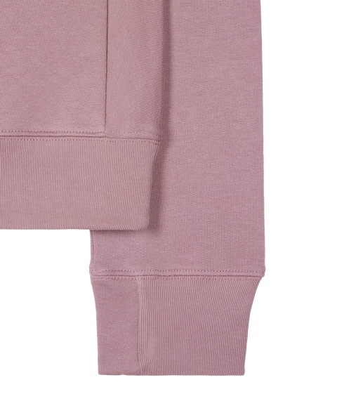 Reg Fit Sweatshirt Zebra - Mauve