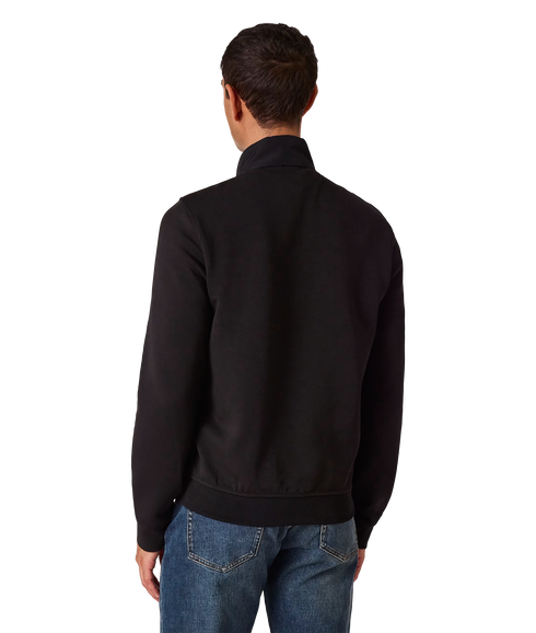 Sports Stripe Fibre Down Jkt - Black