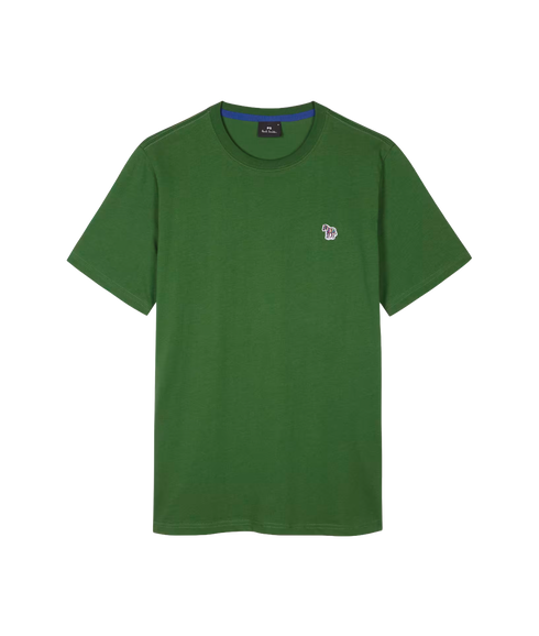 Reg Fit Ss Tshirt Zebra - Green
