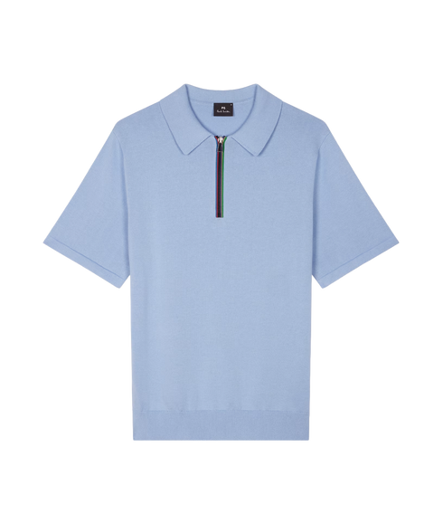 Sweater Ss Polo - Light Blue