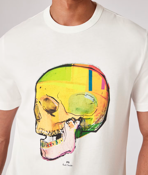 Ss Tshirt Skull - Off White