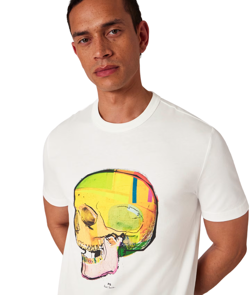 Ss Tshirt Skull - Off White