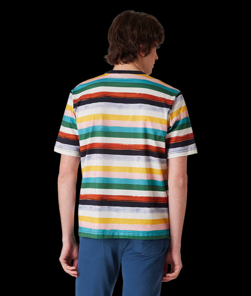 Casual Fit Ss T Shirt - Multi Coloured