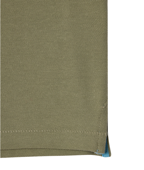 Mens Reg Fit Ss Polo Shirt Zebra - Light Greyish Green