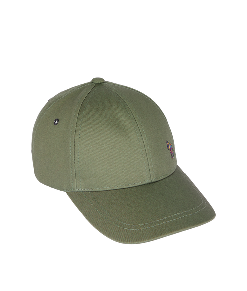 Men Cap Seasonal Zebra - Greyish Green