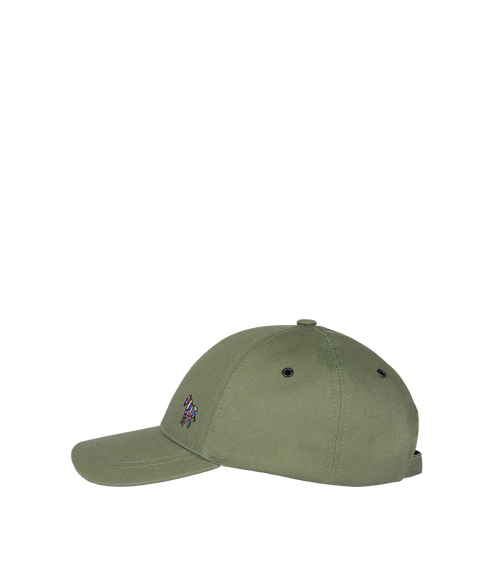 Men Cap Seasonal Zebra - Greyish Green