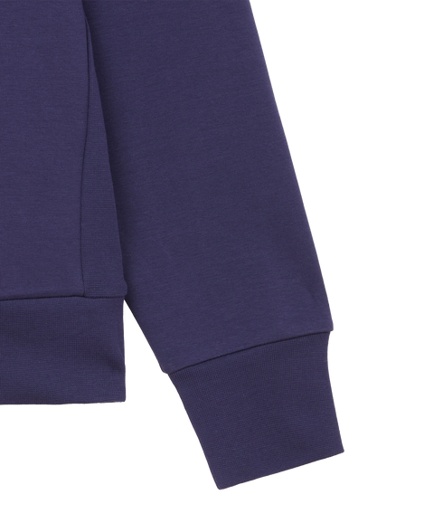 Mens Half Zip Sweat Top - Navy