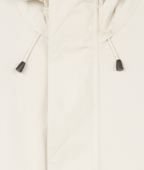 Mens Hooded Jacket - Off White