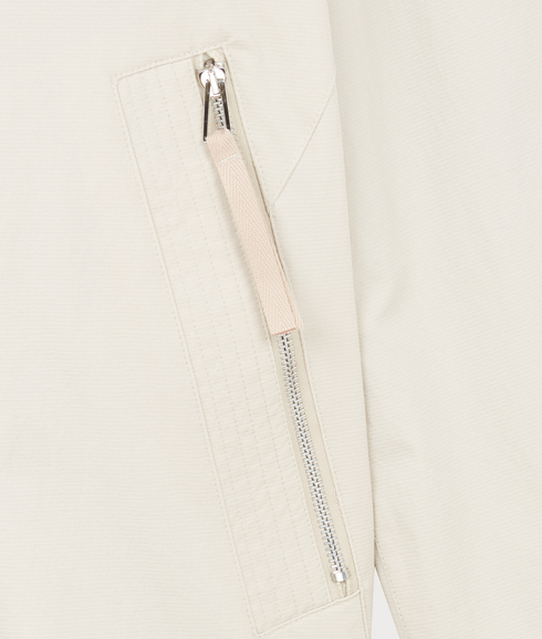 Mens Hooded Jacket - Off White