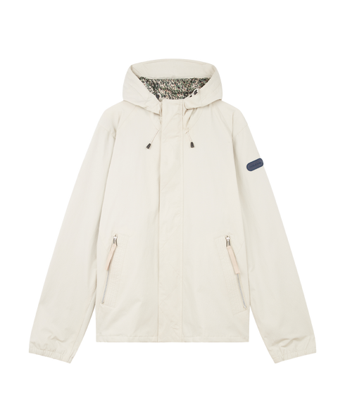 Mens Hooded Jacket - Off White