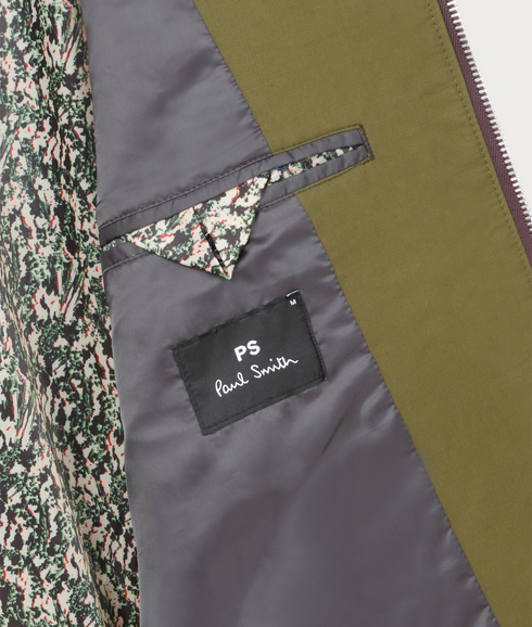 Mens 4 Pocket Jacket - Olive Green