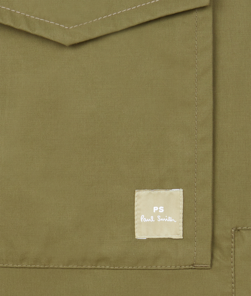 Mens 4 Pocket Jacket - Olive Green
