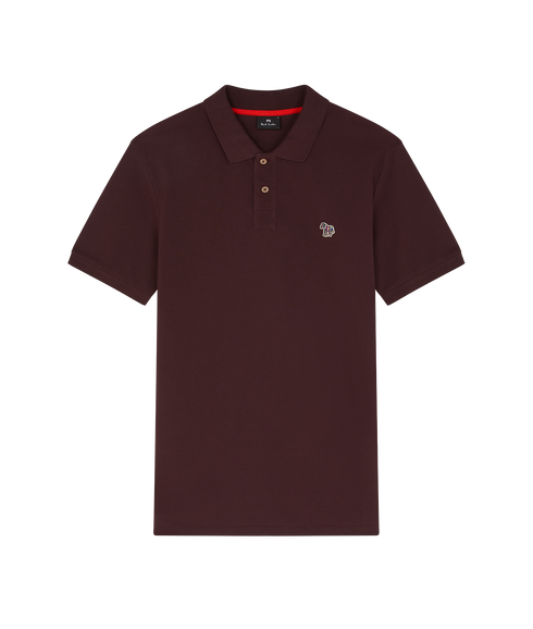 Mens Reg Fit Ss Polo Shirt Zebra