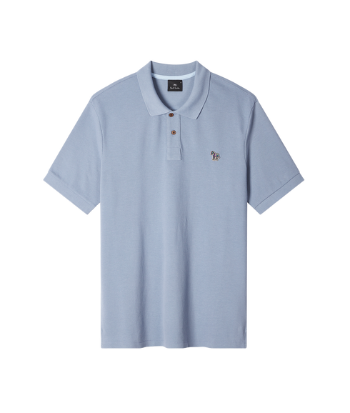 Mens Reg Fit Ss Polo Shirt Zebra