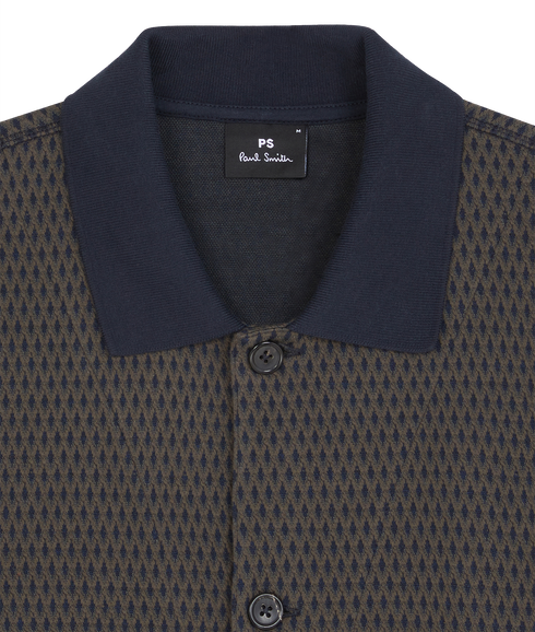 Mens Reg Fit Cardigan Sweat