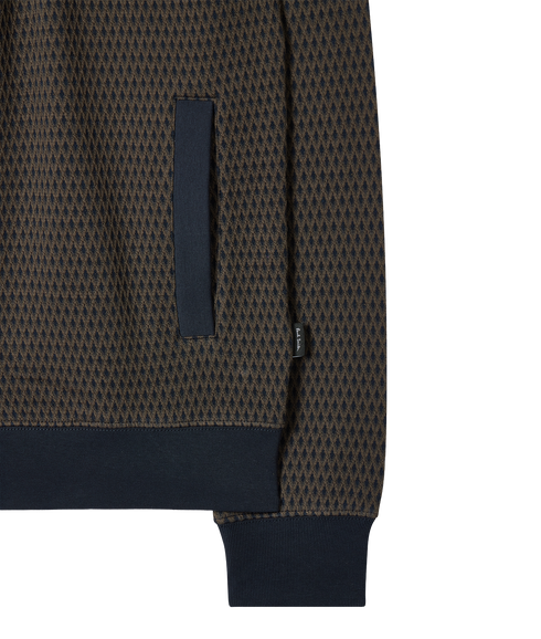 Mens Reg Fit Cardigan Sweat