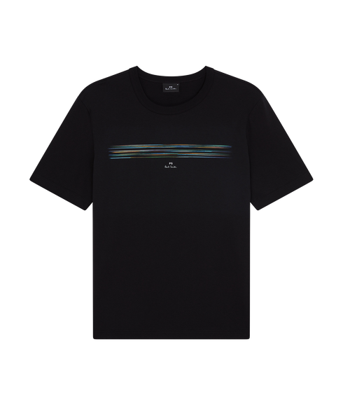 Mens Casual Fit Ss T Shirt Stripe