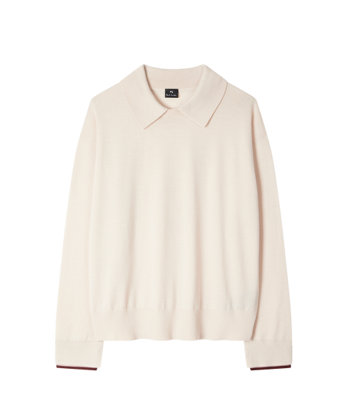 Womens Knitted Sweater - White