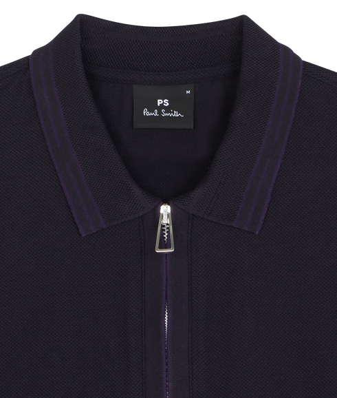 Mens 1/2 Zip Polo Shirt