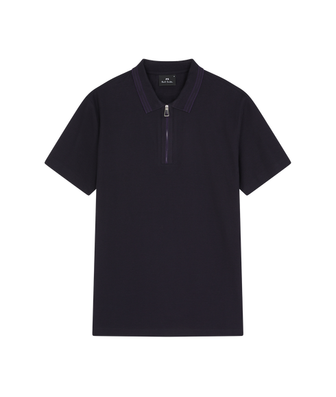Mens 1/2 Zip Polo Shirt