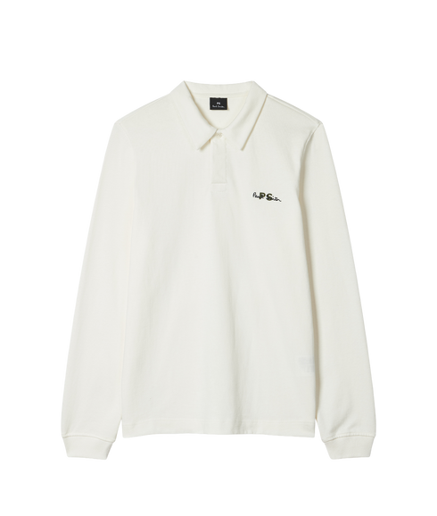 Mens Ls Polo Shirt Ps Emb