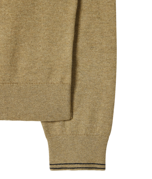 Mens Sweater Zip Neck Zeb Bad