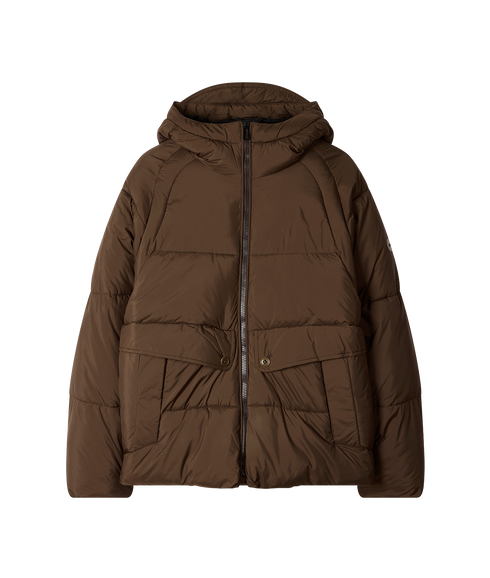 Mens Fibre Down Raglan Puffa