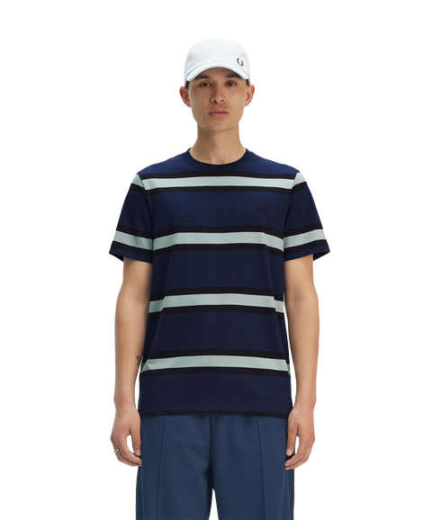Bold Stripe Tee - Navy