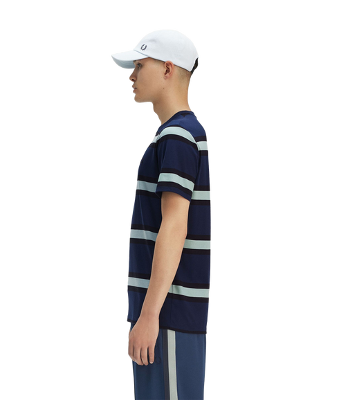 Bold Stripe Tee - Navy