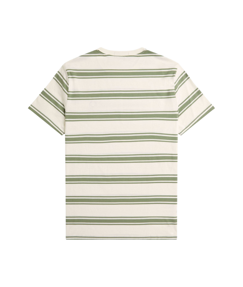 Fine Stripe T-Shirt - Light Ecru