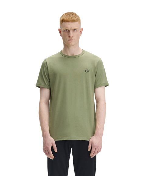 Ringer T-Shirt - Olive Mint