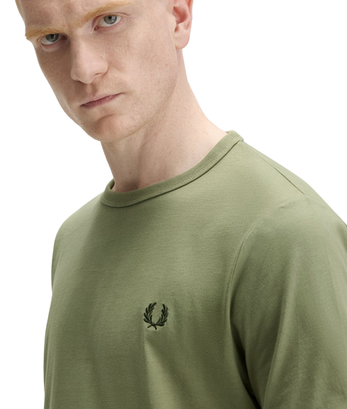 Ringer T-Shirt - Olive Mint