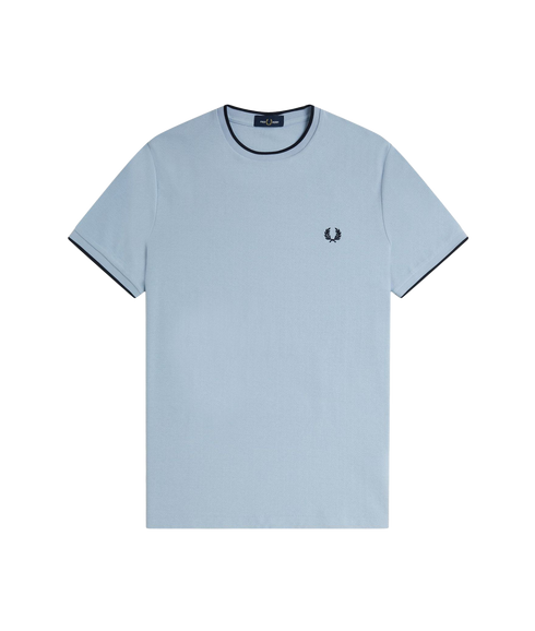 Crepe Pique T-Shirt - Light Smoke