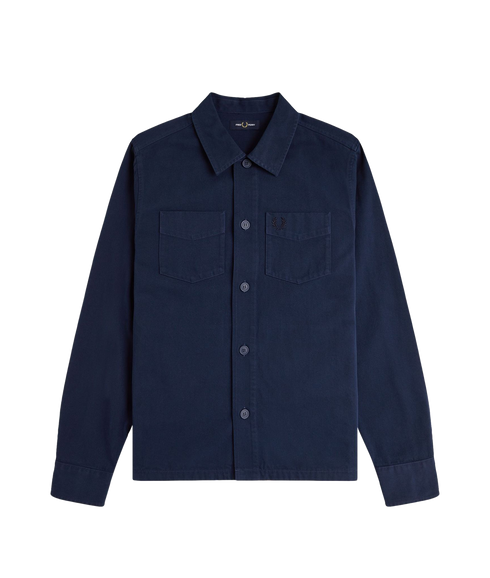 Twill Overshirt - Tennis Blue