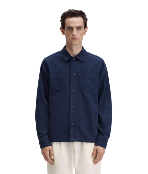 Twill Overshirt - Tennis Blue