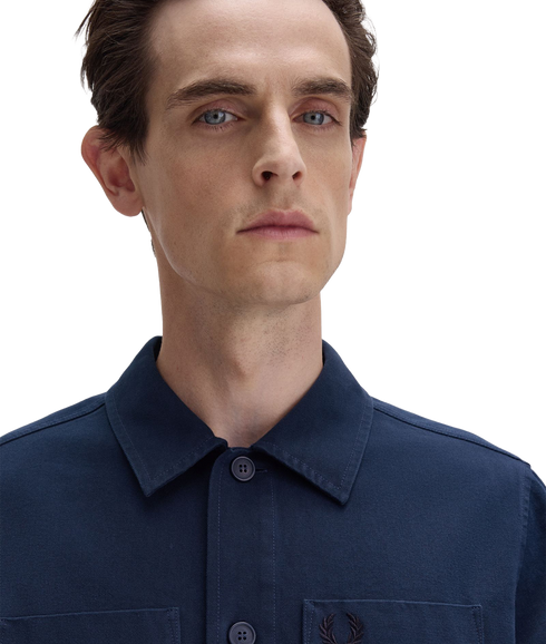 Twill Overshirt - Tennis Blue
