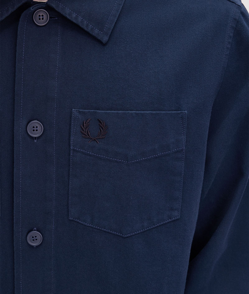 Twill Overshirt - Tennis Blue